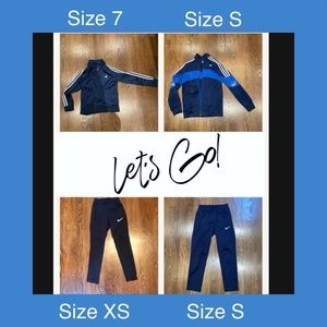Nike + adidas track suits lot